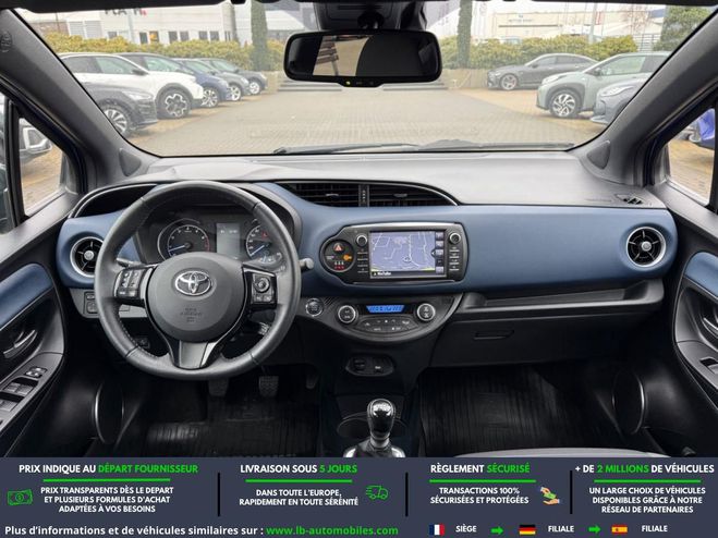 Toyota Yaris 110 VVT-i BVM Bleu M�tallique de 2019