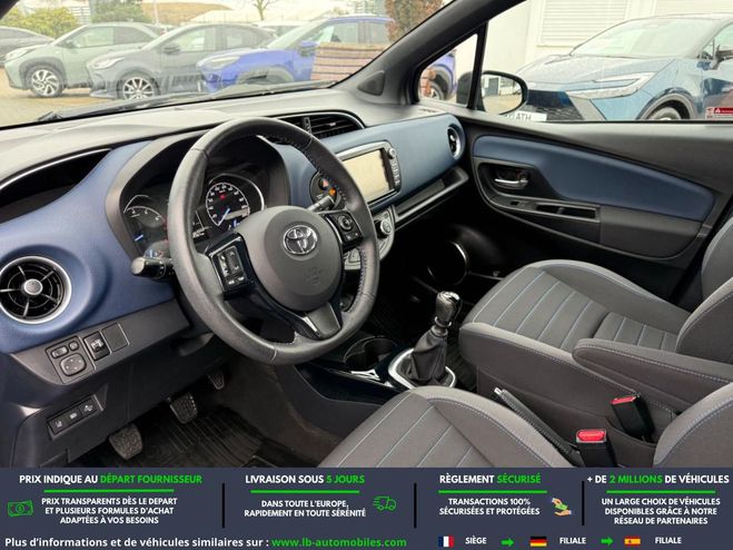 Toyota Yaris 110 VVT-i BVM Bleu M�tallique de 2019