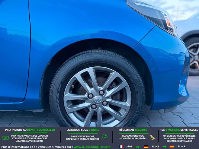 Toyota Yaris 69 VVT-i BVM Bleu M�tallique de 2016