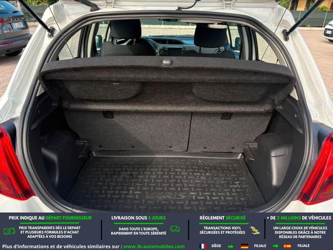 Toyota Yaris 69 VVT-i BVM Blanc de 2016