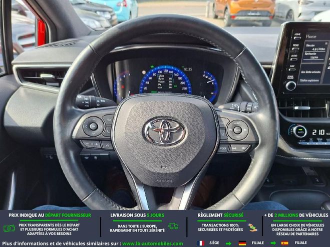 Toyota Corolla Hybride 122 ch BVA Rouge M�tallique de 2020