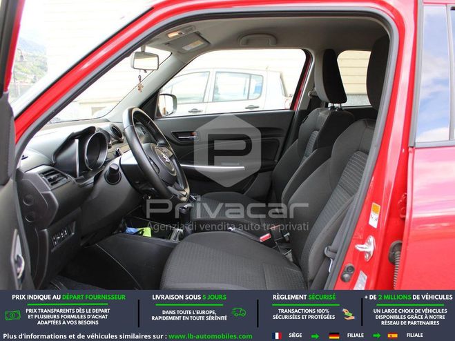 Suzuki Swift 1.2 Dualjet Hybrid BVM 83 ch Rouge de 2021