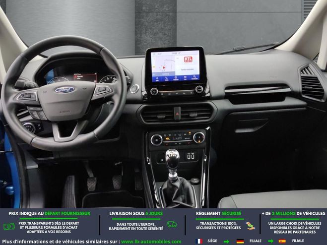 Ford Ecosport 1.0 EcoBoost 140 BVM Bleu M�tallique de 2021
