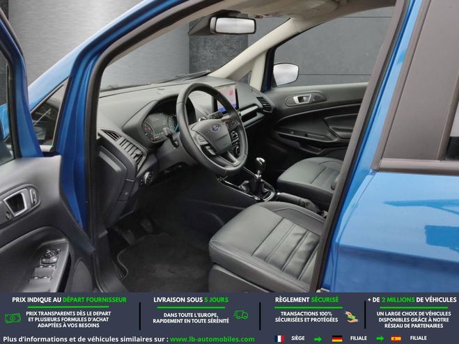 Ford Ecosport 1.0 EcoBoost 140 BVM Bleu M�tallique de 2021
