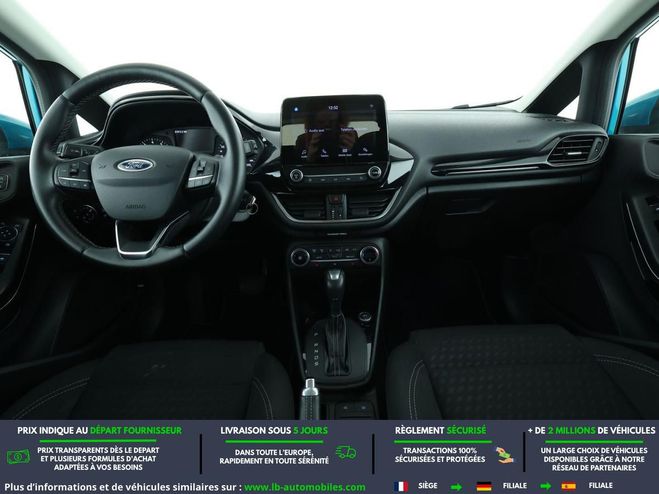 Ford Fiesta 1.0 EcoBoost 100 ch BVA Bleu M�tallique de 2019