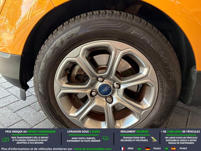 Ford Ecosport 1.0 EcoBoost 125ch BVM Jaune M�tallique de 2018