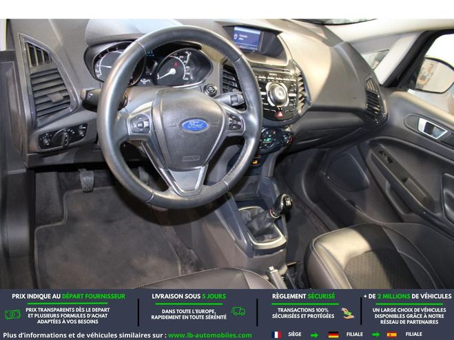 Ford Ecosport 1.0 EcoBoost 140 Noir M�tallique de 2016