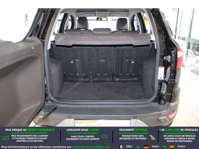 Ford Ecosport 1.0 EcoBoost 140 Noir M�tallique de 2016