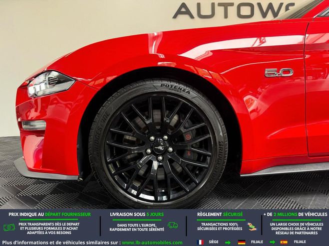 Ford Mustang 5.0 450ch BVA Rouge M�tallique de 2018