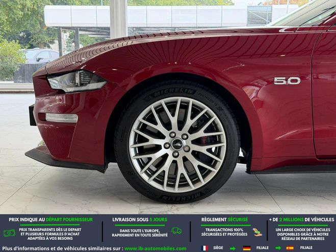 Ford Mustang 5.0 450ch BVA Rouge M�tallique de 2018