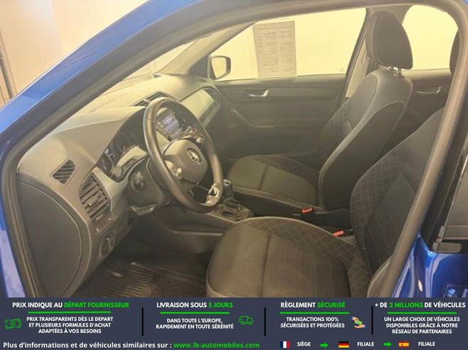 Skoda Fabia 1.0 TSI 95 ch BVM Bleu M�tallique de 2021