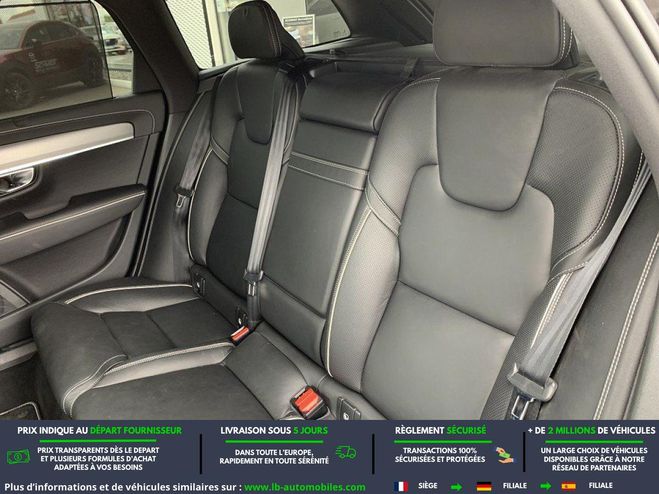 Volvo V90 D4 190 ch BVA Noir M�tallique de 2020