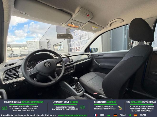 Skoda Fabia 1.0 MPI 75 ch BVM Bleu M�tallique de 2019