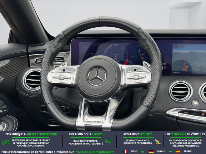 Mercedes Classe S 63 S AMG Blanc de 2018