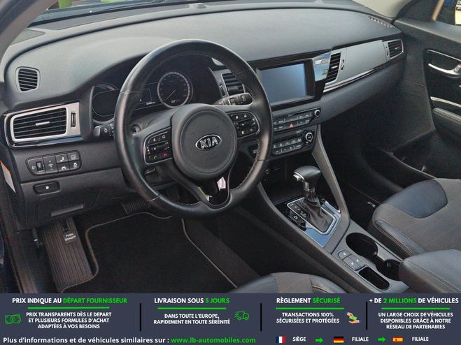 Kia Niro 1.6 GDi Hybride Rechargeable 141 ch BVA Bleu M�tallique de 2019