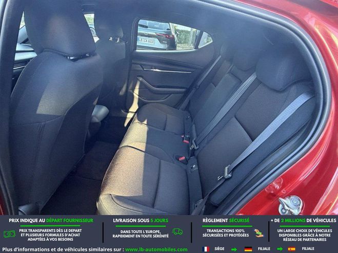 Mazda 3 2.0L SKYACTIV-G 122 ch BVA Rouge M�tallique de 2019