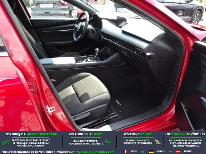 Mazda 3 2.0L SKYACTIV-G 122 ch BVA Rouge M�tallique de 2019