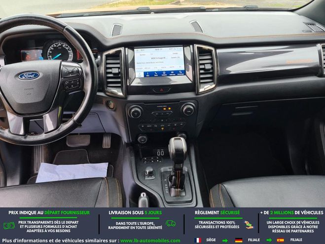 Ford Ranger DOUBLE CABINE 2.0 213 BVA Orange M�tallique de 2020