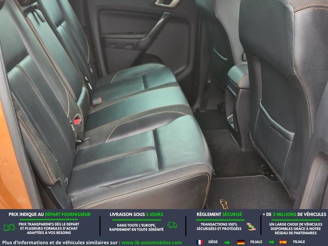 Ford Ranger DOUBLE CABINE 2.0 213 BVA Orange M�tallique de 2020
