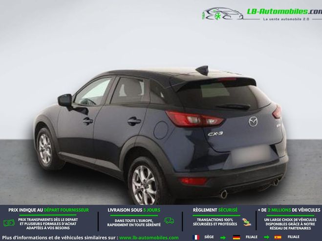 Mazda Cx 3 1.5L Skyactiv-D 105 4x2 Bleu M�tallique de 2018
