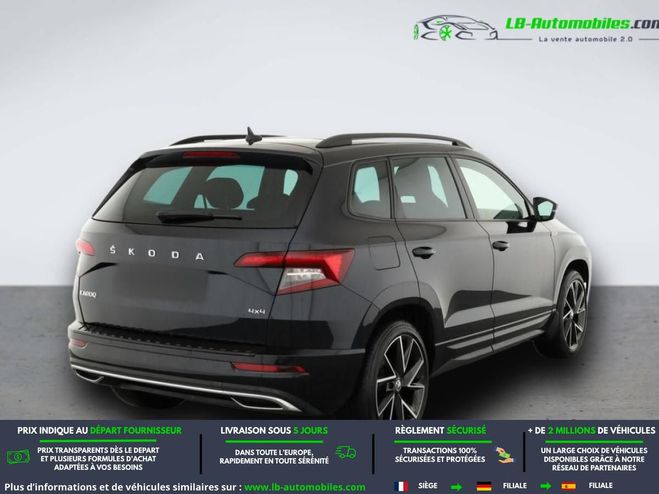 Skoda Karoq 2.0 TDI 190 ch 4x4 BVA Noir M�tallique de 2019