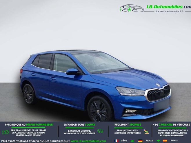 Skoda Fabia 1.0 TSI 110 ch BVM Bleu M�tallique de 2021