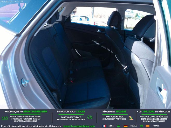 Hyundai Tucson 1.6 T-GDi 177 4WD BVM Blanc M�tallique de 2016