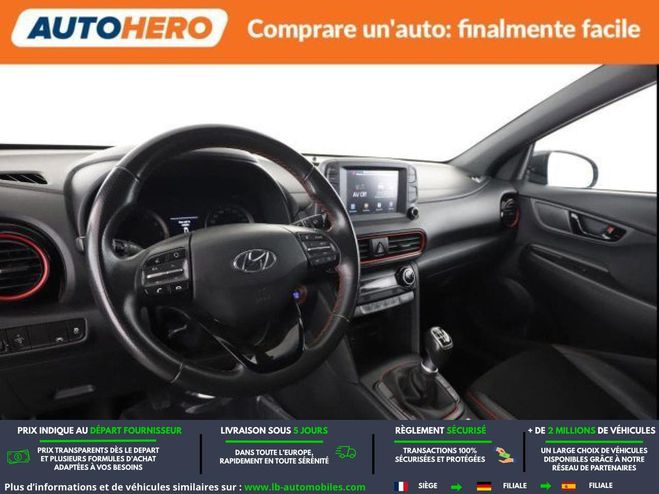 Hyundai Kona 1.0 T-GDi 120 Gris M�tallique de 2019