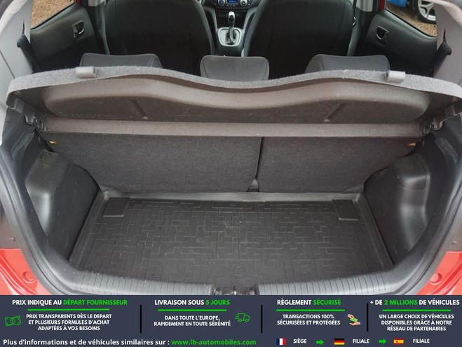 Hyundai I10 1.2 87 BVA Rouge M�tallique de 2019