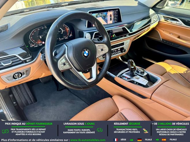 BMW Serie 7 740d xDrive 340 ch BVA Noir M�tallique de 2021