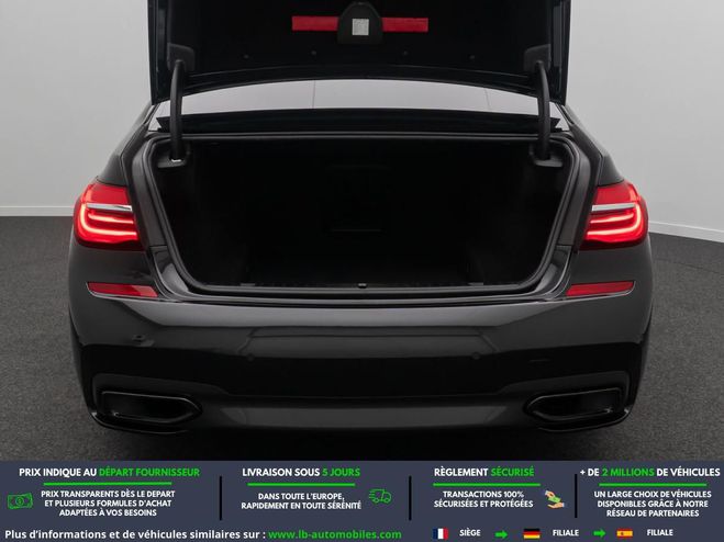 BMW Serie 7 750d xDrive 400 ch BVA Noir M�tallique de 2019
