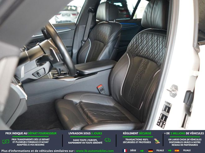 BMW Serie 5 M550i xDrive 530 ch BVA Blanc de 2021