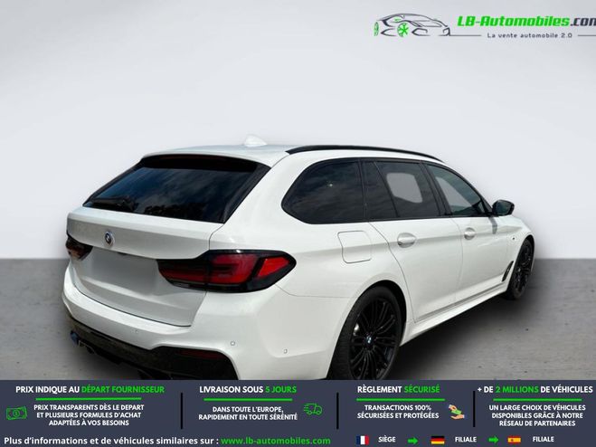BMW Serie 5 520d 190 ch BVA Blanc de 2020