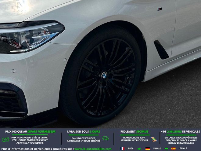 BMW Serie 5 520d 190 ch BVA Blanc de 2020