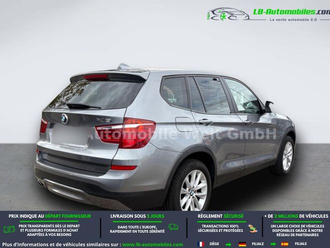BMW X3 xDrive20d 190ch BVA Gris M�tallique de 2017