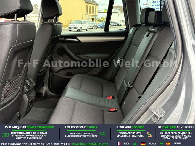 BMW X3 xDrive20d 190ch BVA Gris M�tallique de 2017