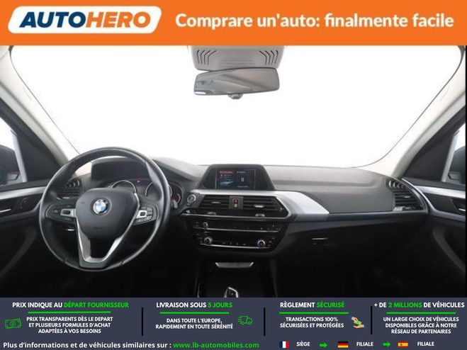 BMW X3 xDrive20d 190ch BVA Bleu M�tallique de 2018