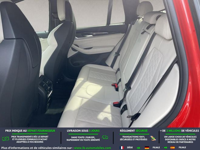 BMW X3 510ch BVA Rouge M�tallique de 2020