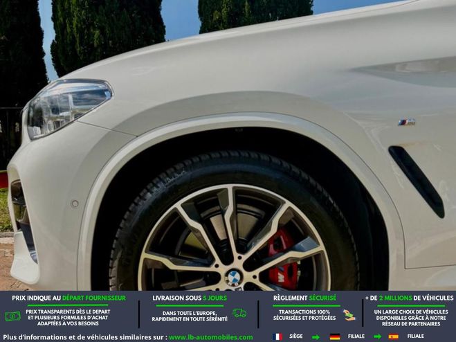 BMW X3 xDrive 30i 252ch BVA Blanc de 2021