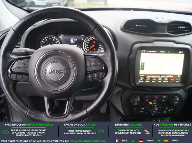 Jeep Renegade 1.4 MultiAir 140 ch Noir M�tallique de 2018