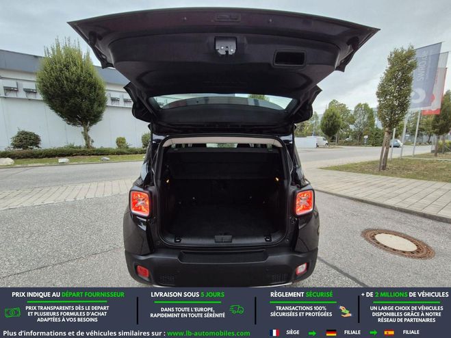 Jeep Renegade 1.4  MultiAir 140 ch BVA Noir M�tallique de 2017
