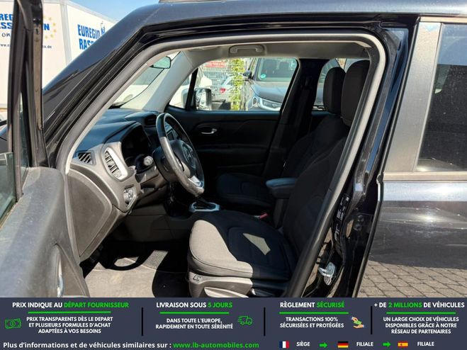 Jeep Renegade 1.4  MultiAir 140 ch BVA Noir M�tallique de 2016