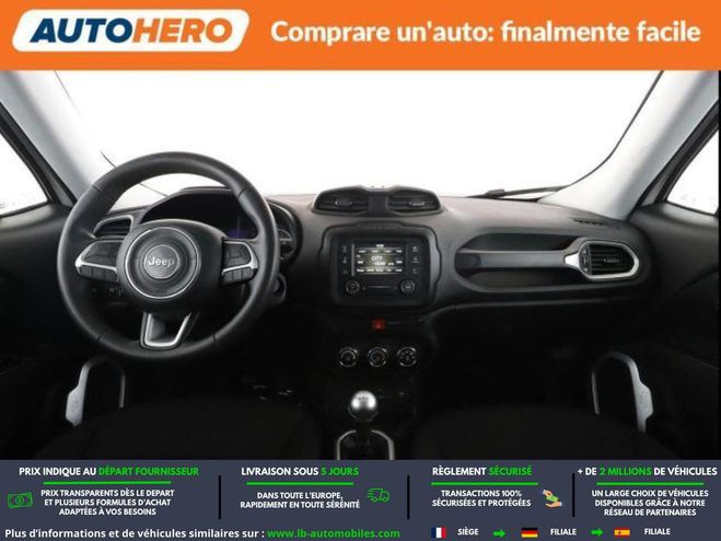 Jeep Renegade 1.6 E.torQ Evo 110 ch Blanc M�tallique de 2017