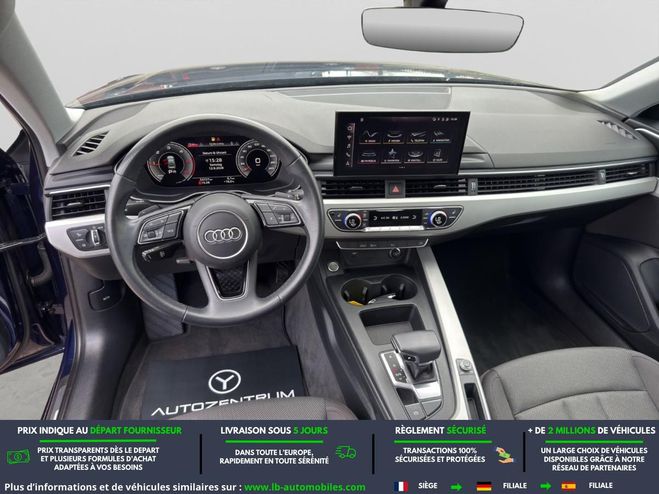 Audi A4 30 TDI 136 BVA Bleu M�tallique de 2020