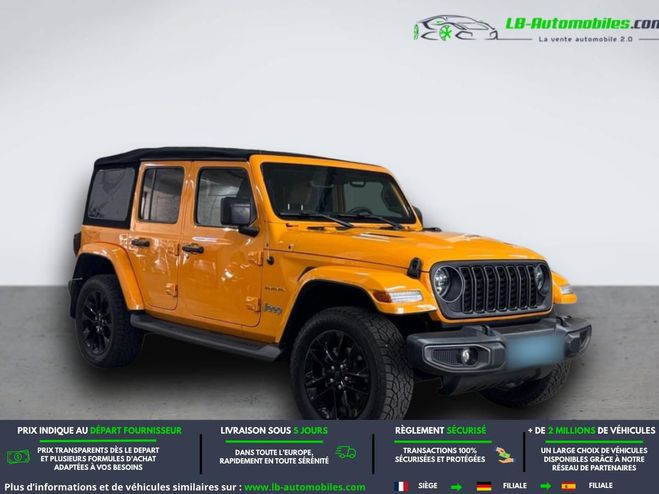 Jeep Wrangler Unlimited 4xe 2.0 l T 380 ch 4x4 BVA Orange M�tallique de 2021