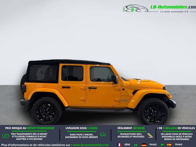 Jeep Wrangler Unlimited 4xe 2.0 l T 380 ch 4x4 BVA Orange M�tallique de 2021
