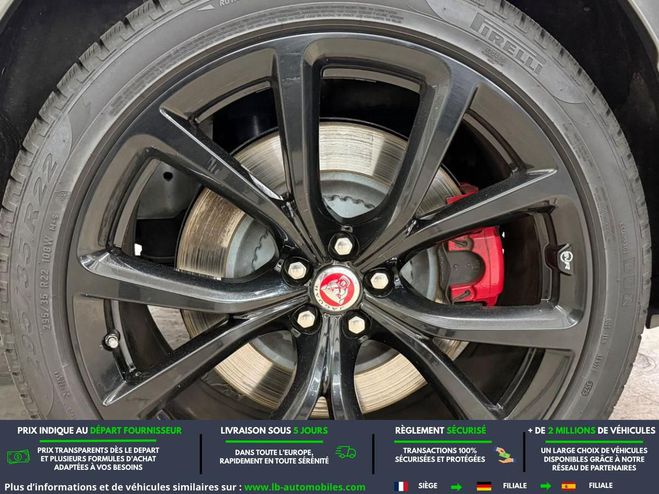 Jaguar F Pace V8 - 550 ch AWD BVA Argent� M�tallique de 2018