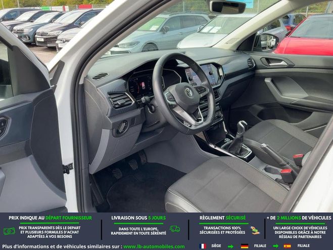 Volkswagen T Cross 1.0 TSI 115 Start/Stop BVM Blanc de 2019