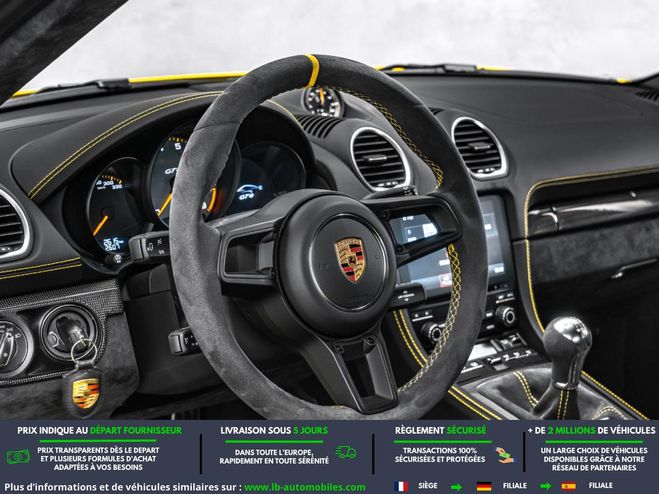 Porsche Cayman GT4 4.0i 420 ch Jaune de 2020