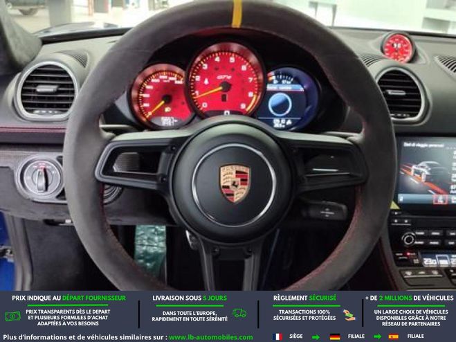 Porsche Cayman GT4 4.0i 420 ch Bleu M�tallique de 2020